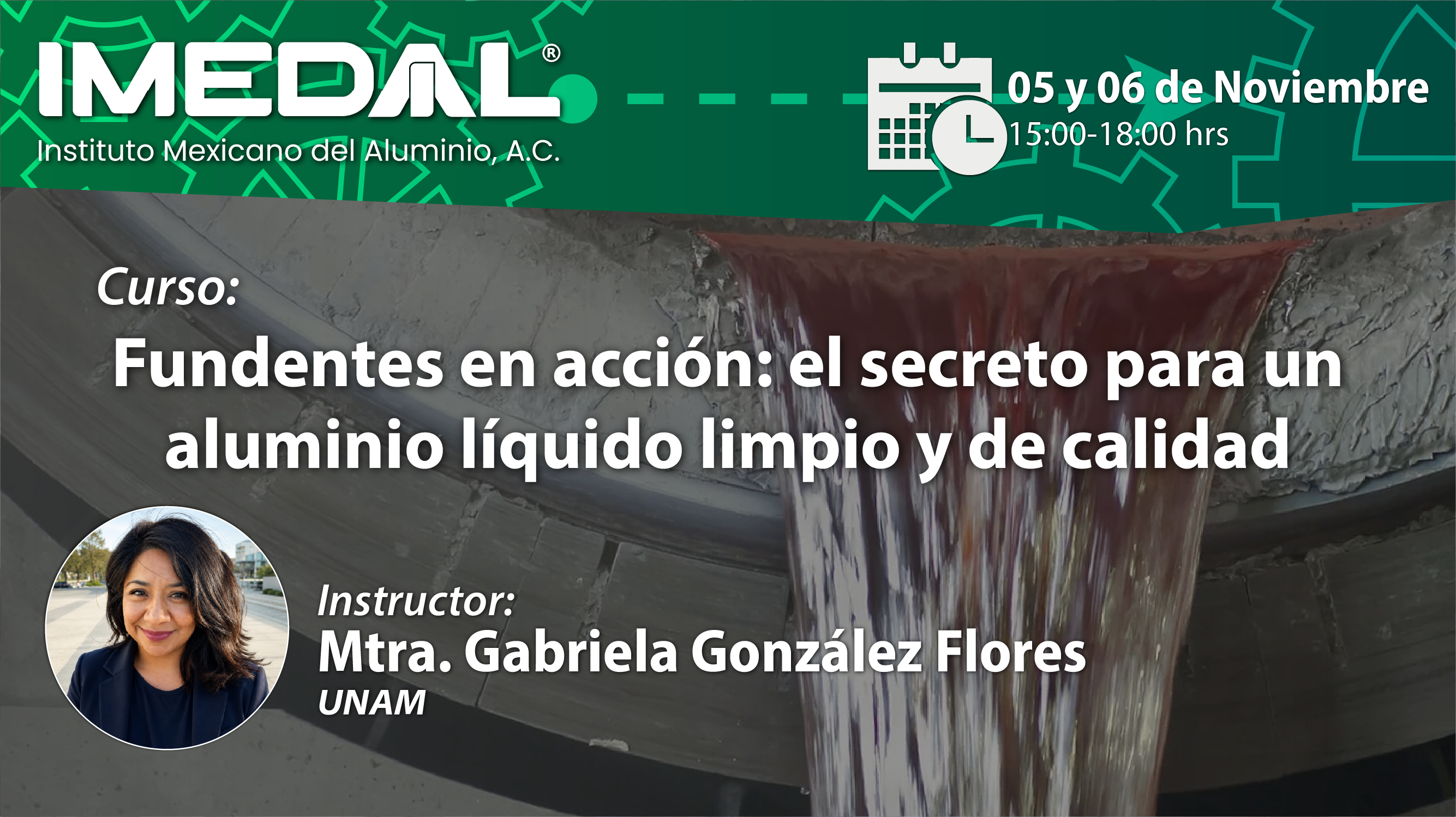 Curso: Fundentes en acción: el secreto para un aluminio líquido limpio y de calidad 